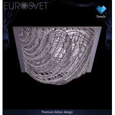 Люстра Premium Eurosvet 102/18 хром/дымчатый хрусталь Strotskis LED